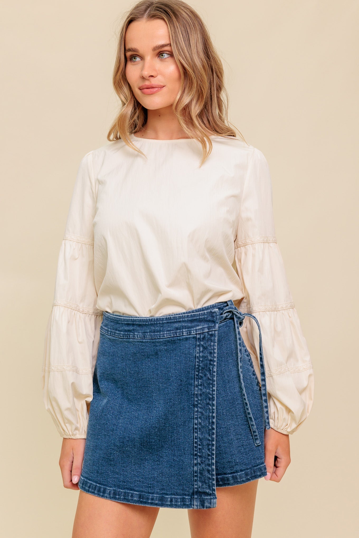 WAVERLY MILLS WOVEN TOP Flying Tomato