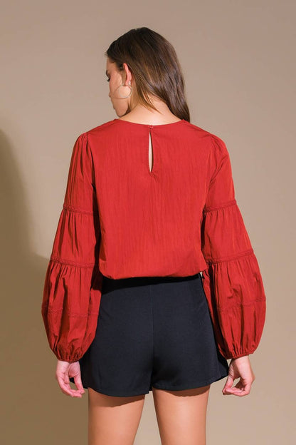 WAVERLY MILLS WOVEN TOP