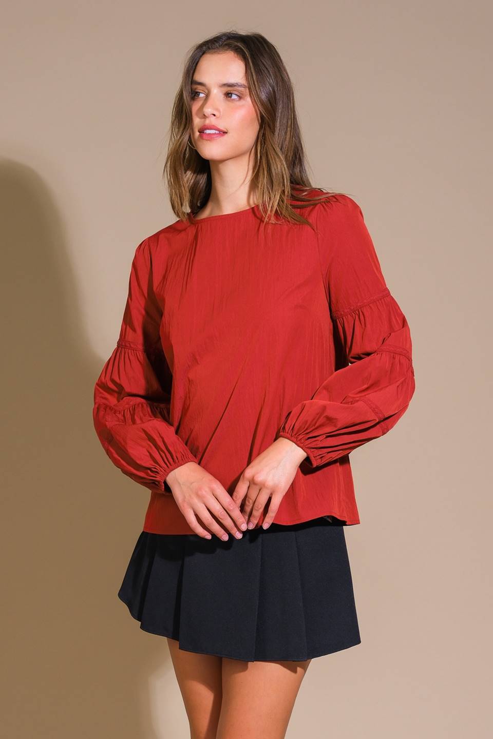 WAVERLY MILLS WOVEN TOP Flying Tomato