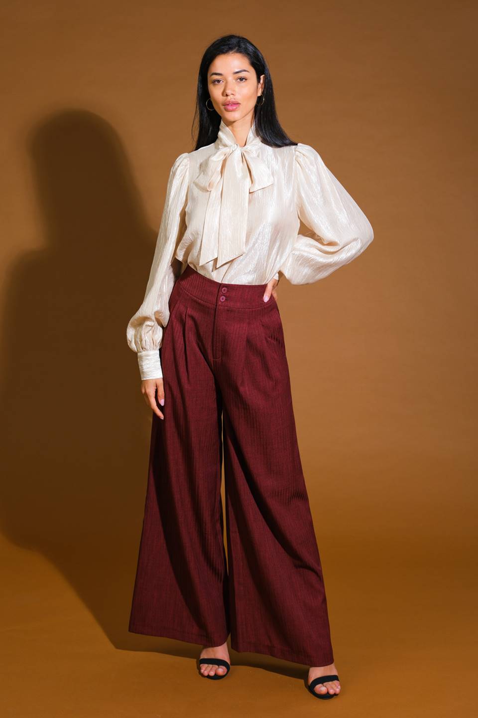 STUNNING  ASPECT WOVEN TOP Flying Tomato