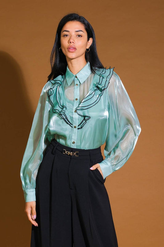 ON A DAY WOVEN TOP Flying Tomato