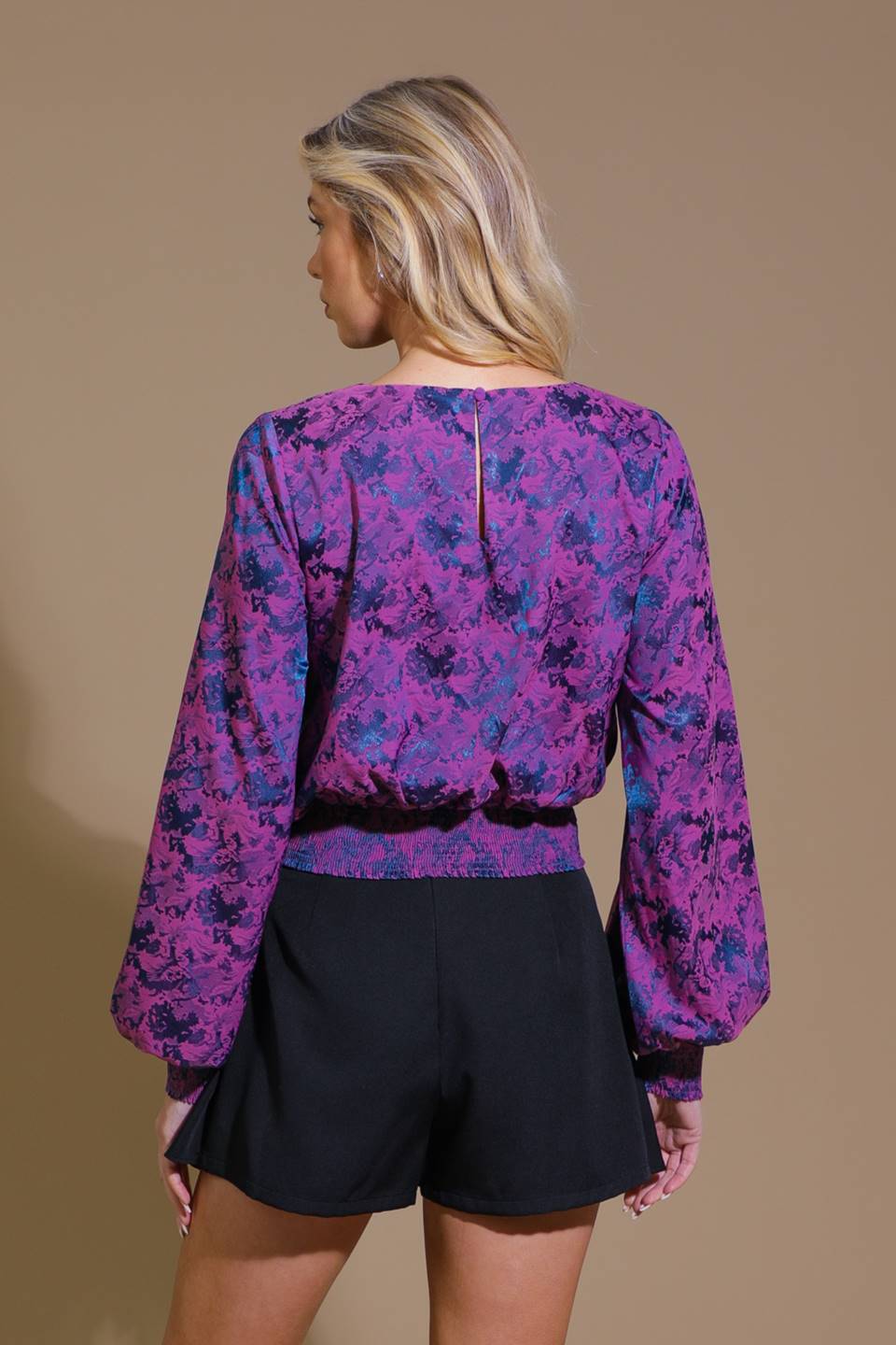 BEST PRESENCE JACQUARD WOVEN TOP Flying Tomato