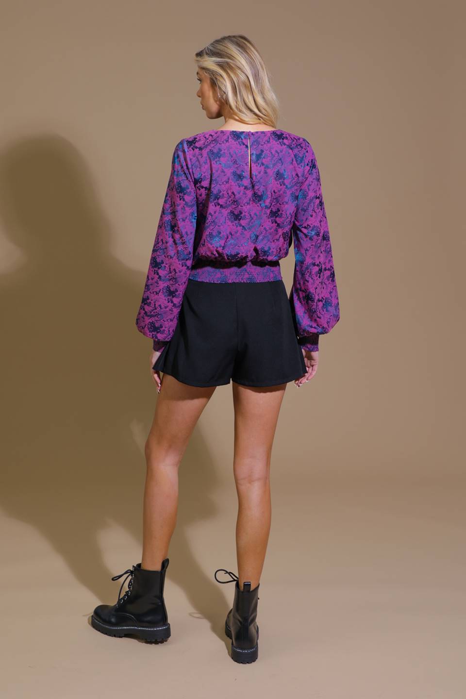 BEST PRESENCE JACQUARD WOVEN TOP Flying Tomato