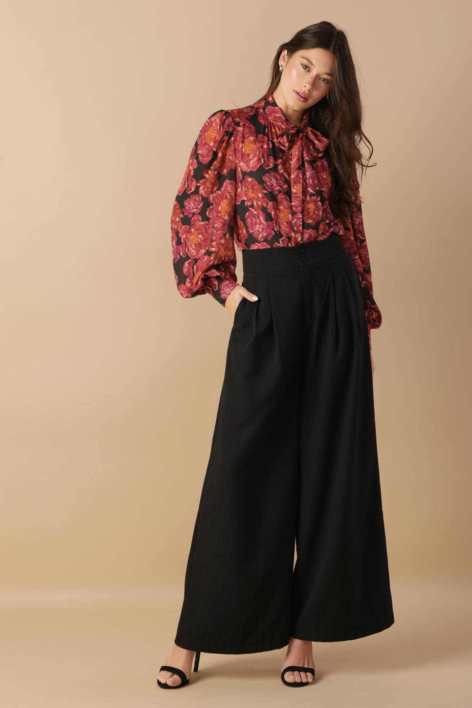 BEAUTIFUL EVENINGS WOVEN BLOUSE Flying Tomato