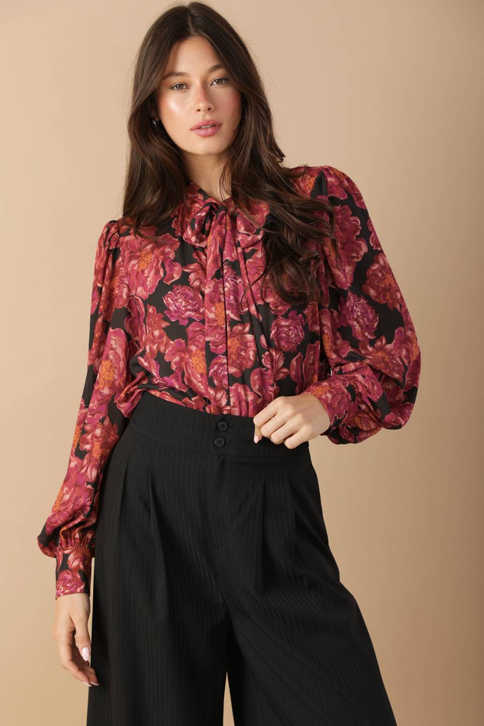BEAUTIFUL EVENINGS WOVEN BLOUSE Flying Tomato