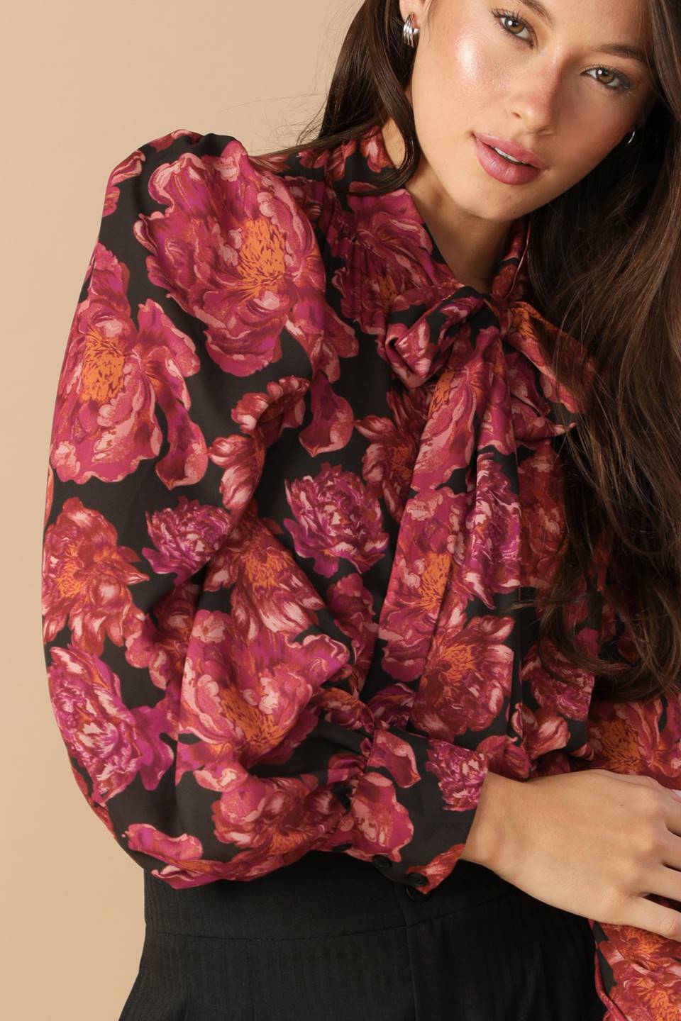 BEAUTIFUL EVENINGS WOVEN BLOUSE Flying Tomato