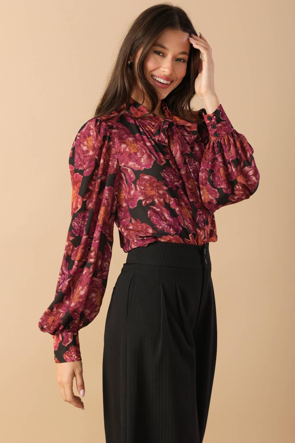 BEAUTIFUL EVENINGS WOVEN BLOUSE Flying Tomato