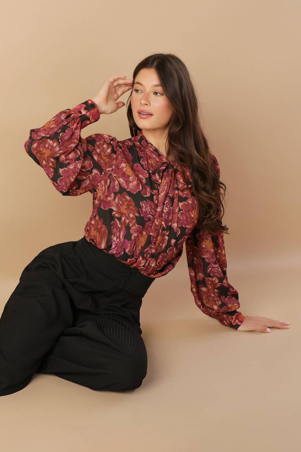 BEAUTIFUL EVENINGS WOVEN BLOUSE Flying Tomato