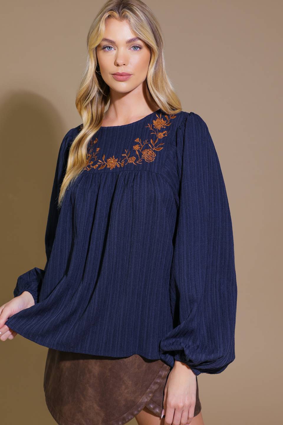 ENCHANTED TO MEET WOVEN TOP