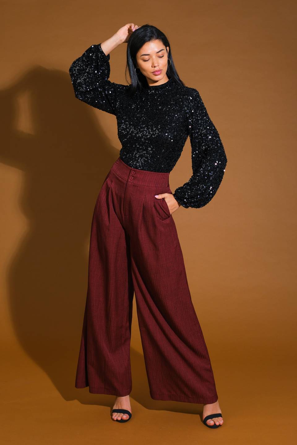 STAY THE SAME SEQUIN TOP Flying Tomato