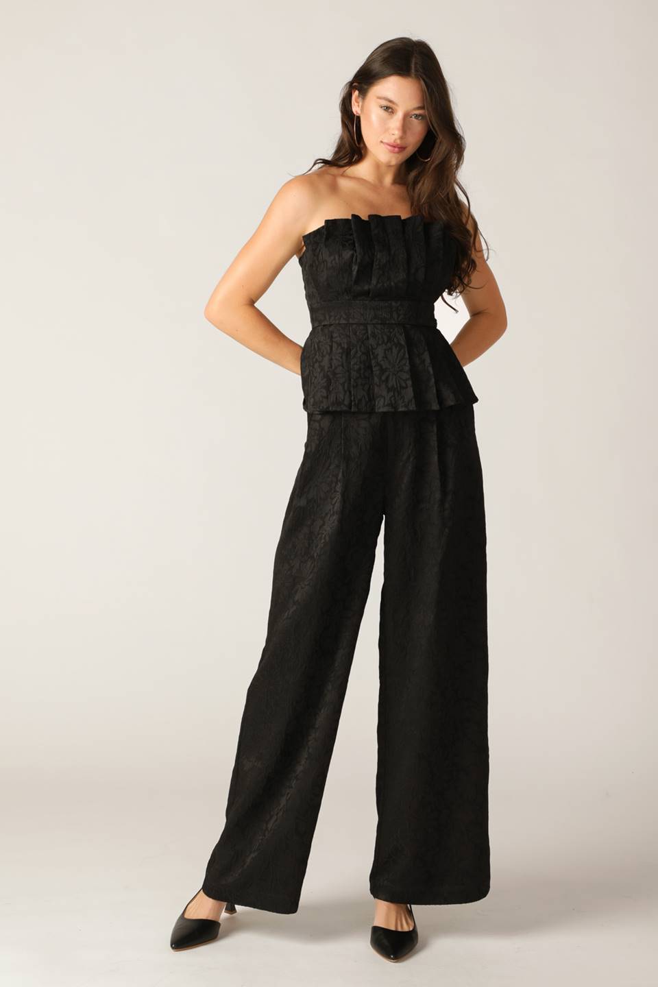 ELEGANT ESSENCE WOVEN TOP Flying Tomato