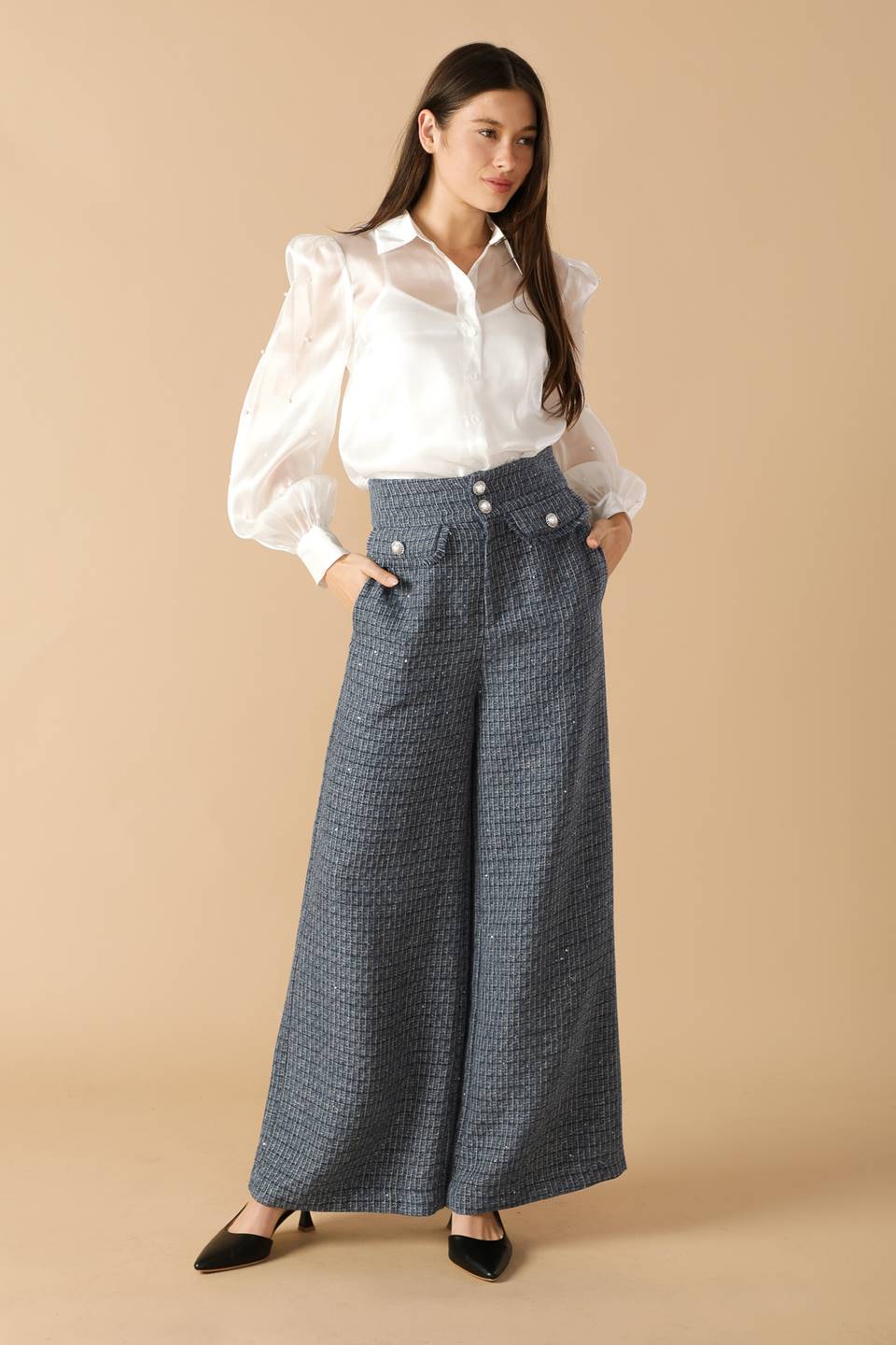 GIRL ON THE GO ORGANZA TOP Flying Tomato