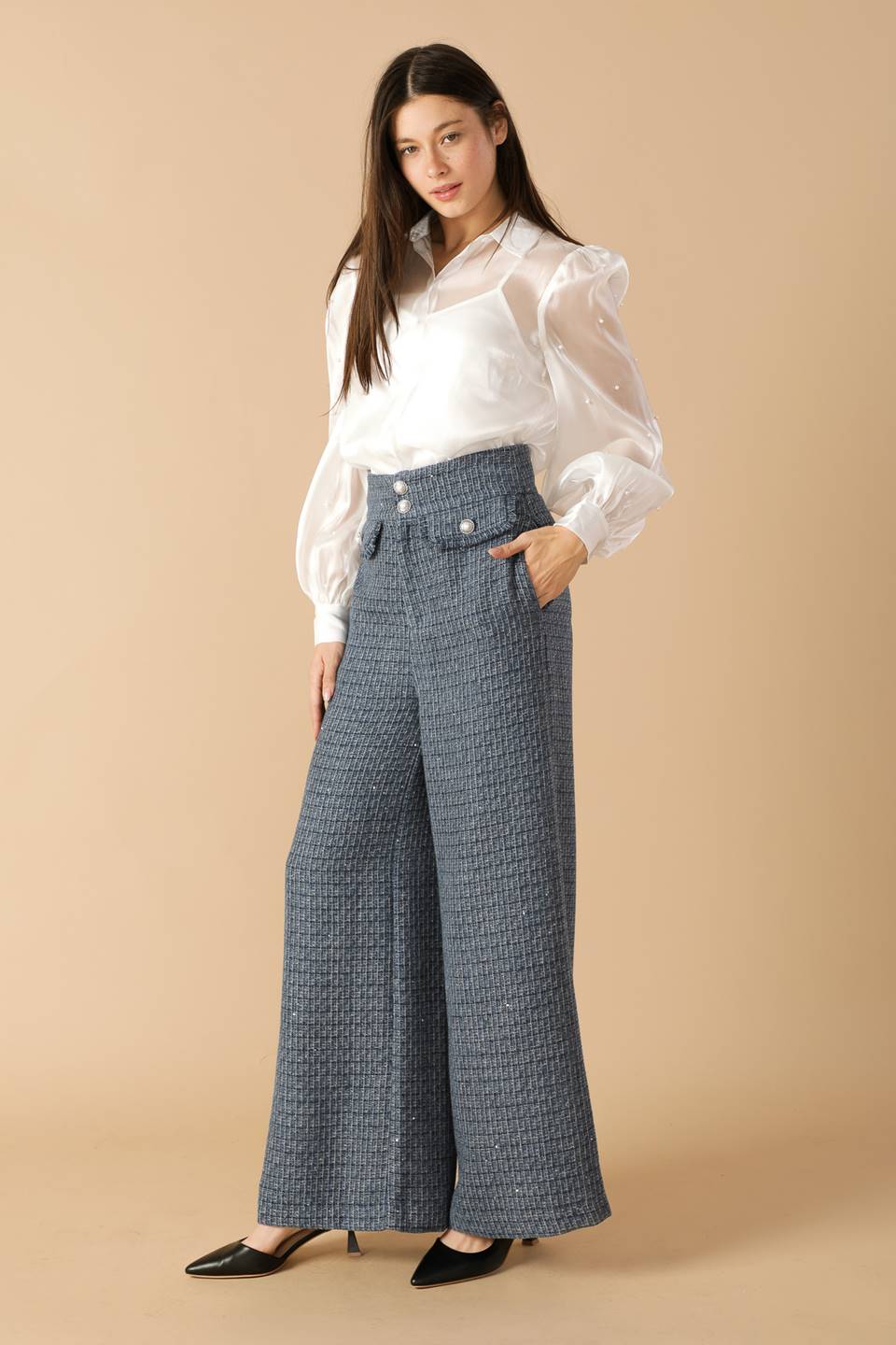 GIRL ON THE GO ORGANZA TOP Flying Tomato