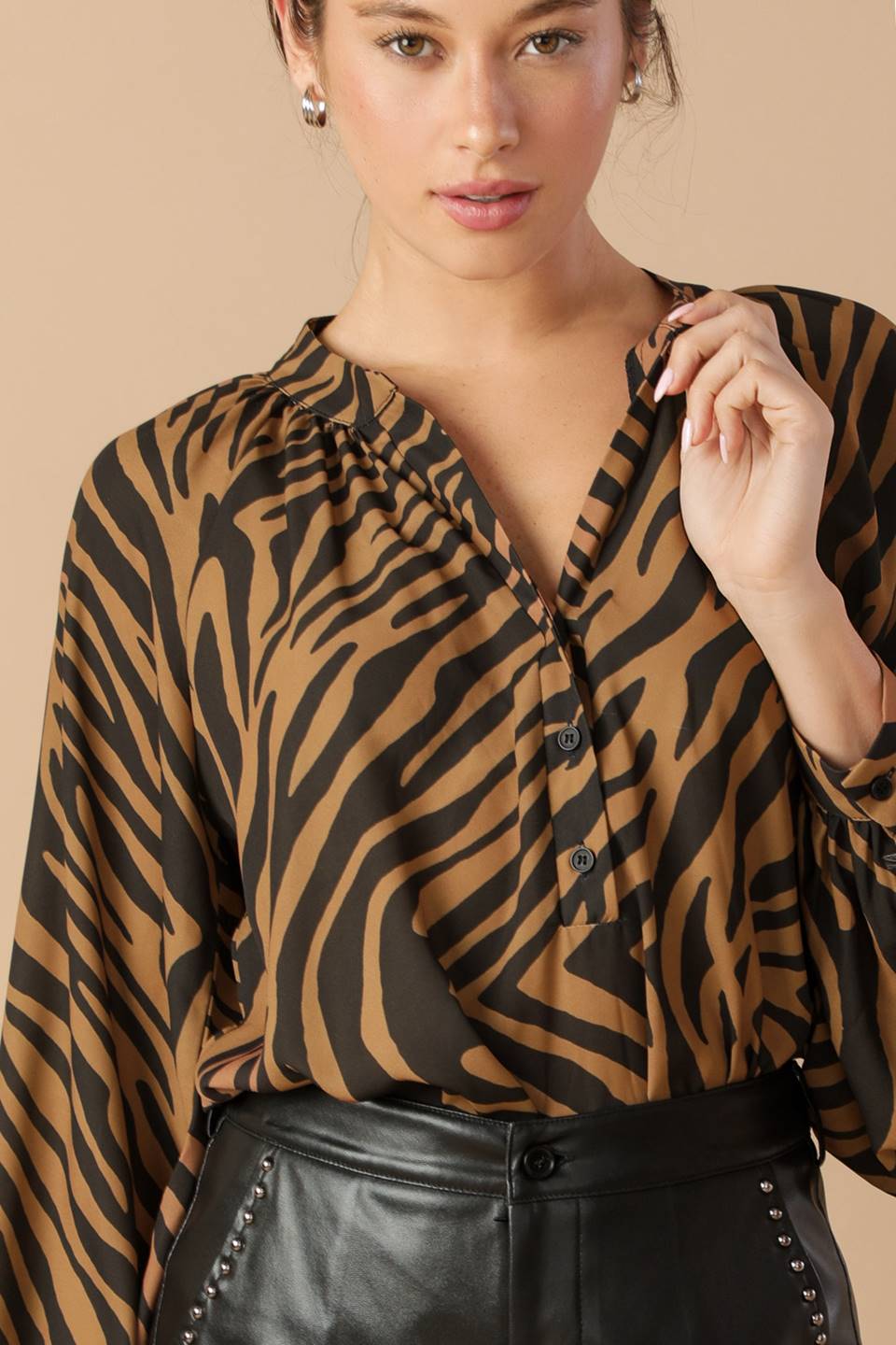 LOVING MYSELF WOVEN TOP Flying Tomato