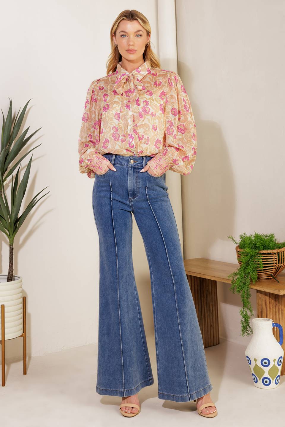 AGAINST THE ODDS WOVEN TOP Flying Tomato