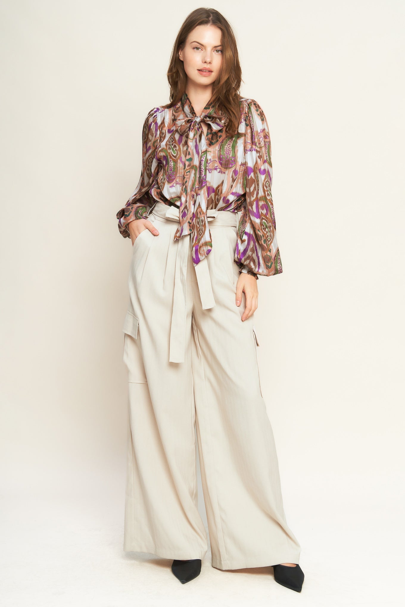 TRY AND TRY AGAIN WOVEN TOP Flying Tomato