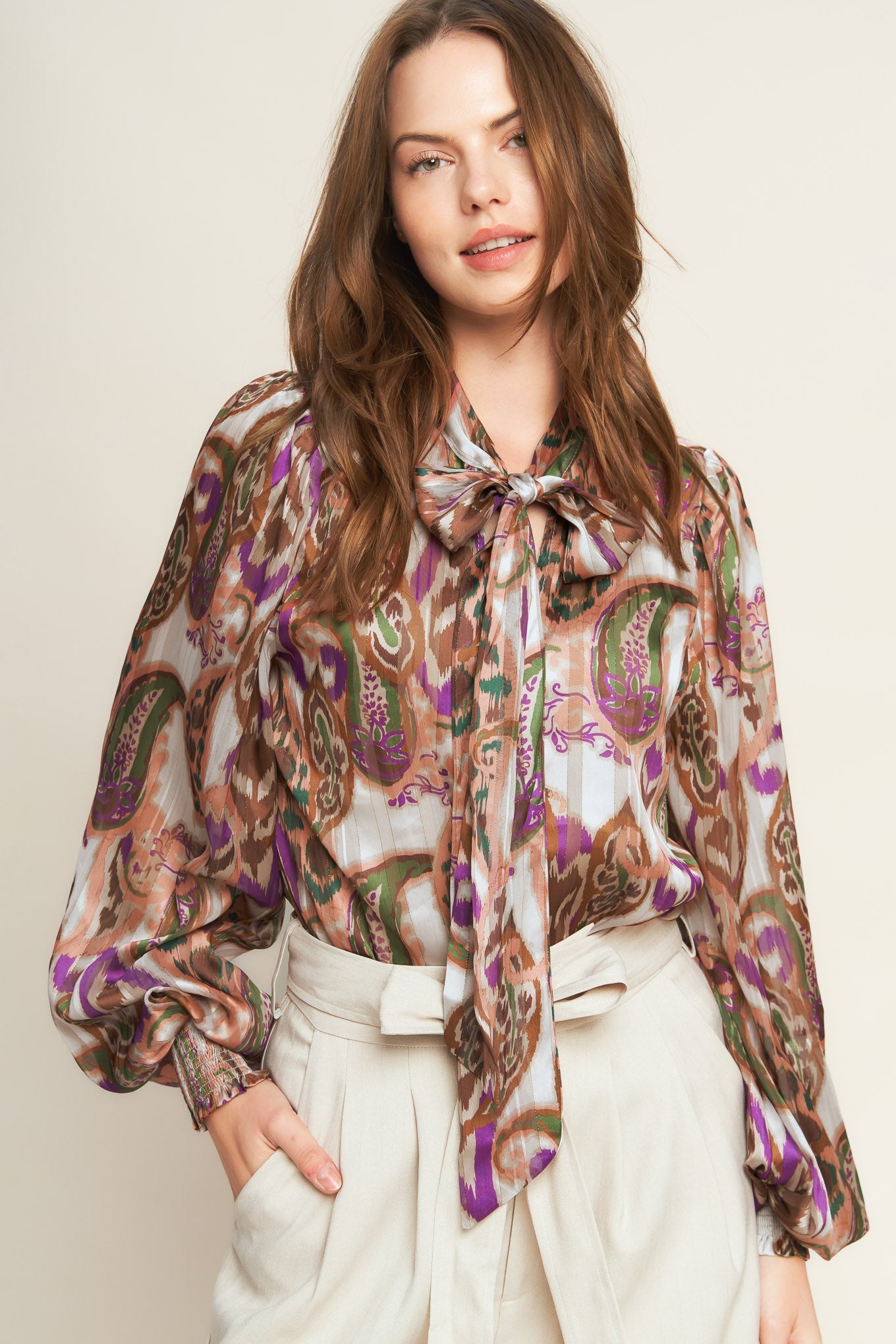 TRY AND TRY AGAIN WOVEN TOP Flying Tomato