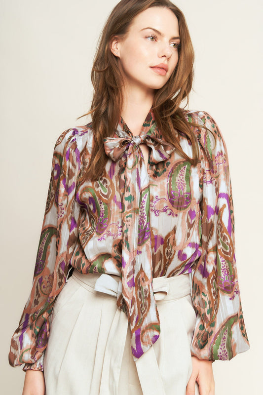 TRY AND TRY AGAIN WOVEN TOP Flying Tomato