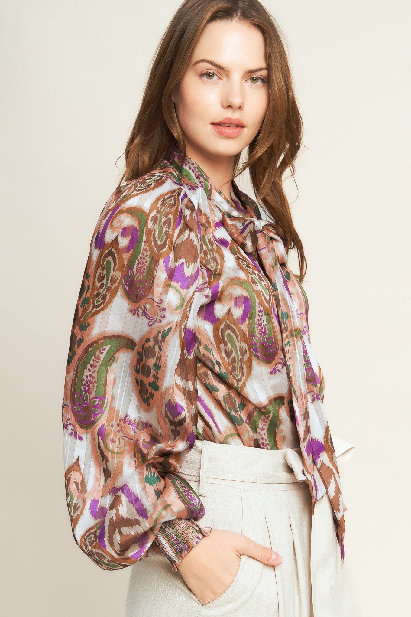 TRY AND TRY AGAIN WOVEN TOP Flying Tomato