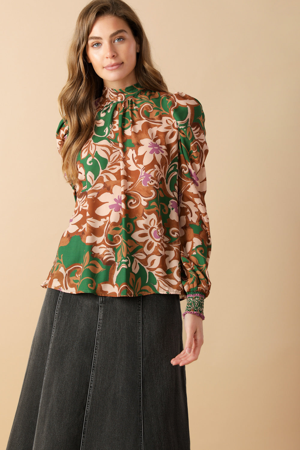 BREWED BLISS WOVEN TOP Flying Tomato