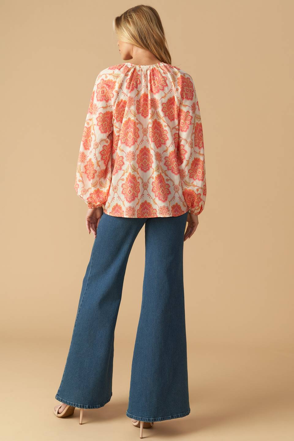 INTO THE NIGHT WOVEN TOP Flying Tomato