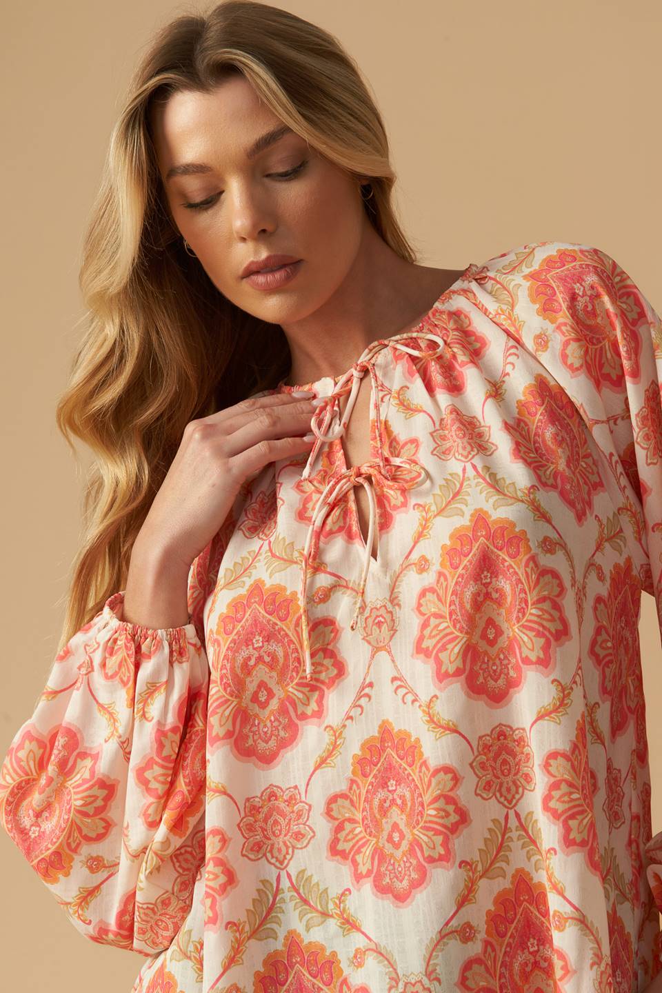 INTO THE NIGHT WOVEN TOP Flying Tomato