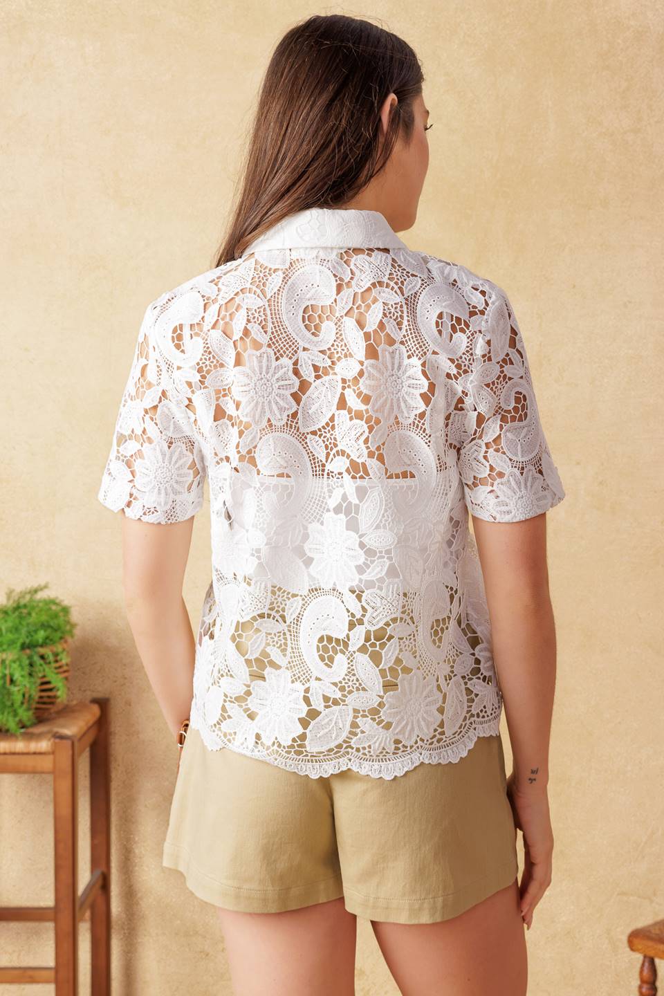 LIMITLESS TIME WOVEN TOP Flying Tomato