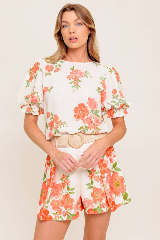 LOVELY DAYS IVORY WOVEN TOP Flying Tomato