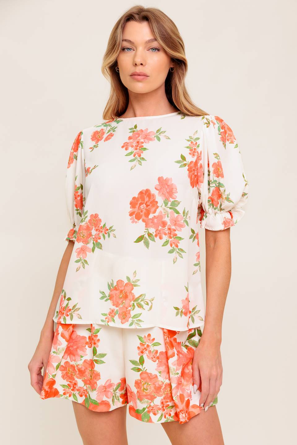 LOVELY DAYS IVORY WOVEN TOP Flying Tomato