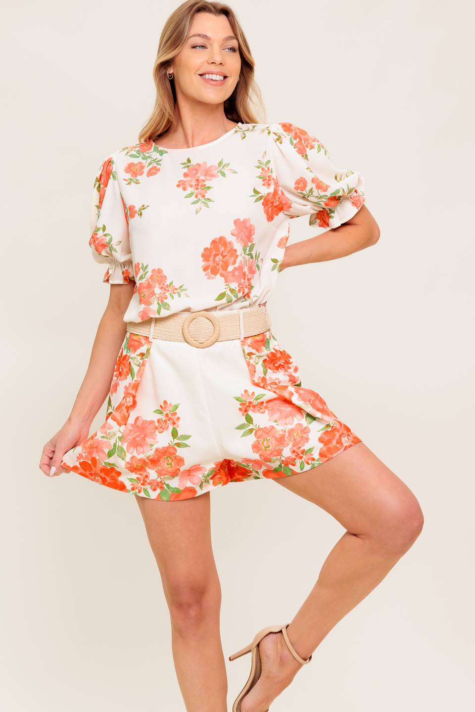 LOVELY DAYS IVORY WOVEN TOP Flying Tomato