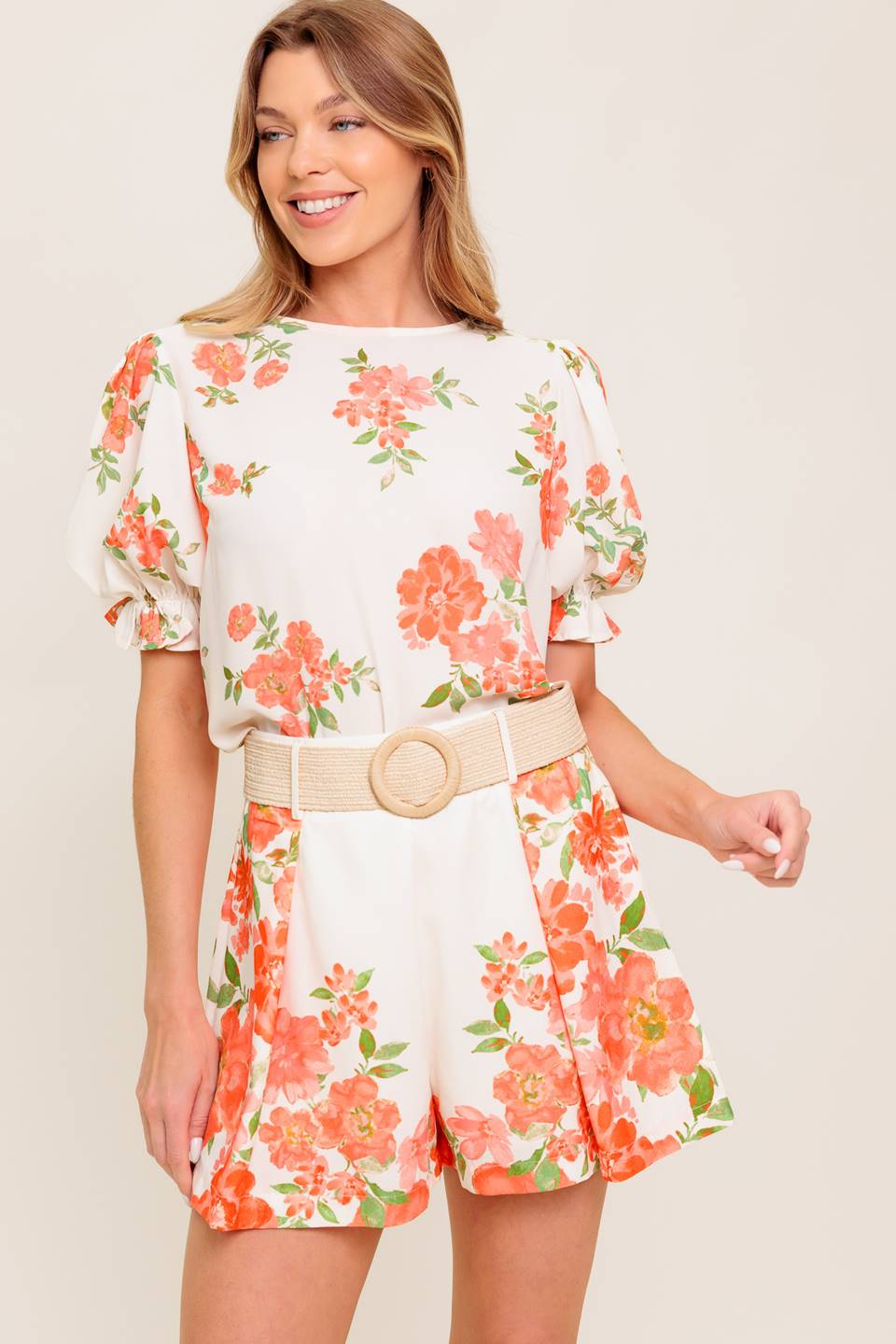 LOVELY DAYS IVORY WOVEN TOP Flying Tomato