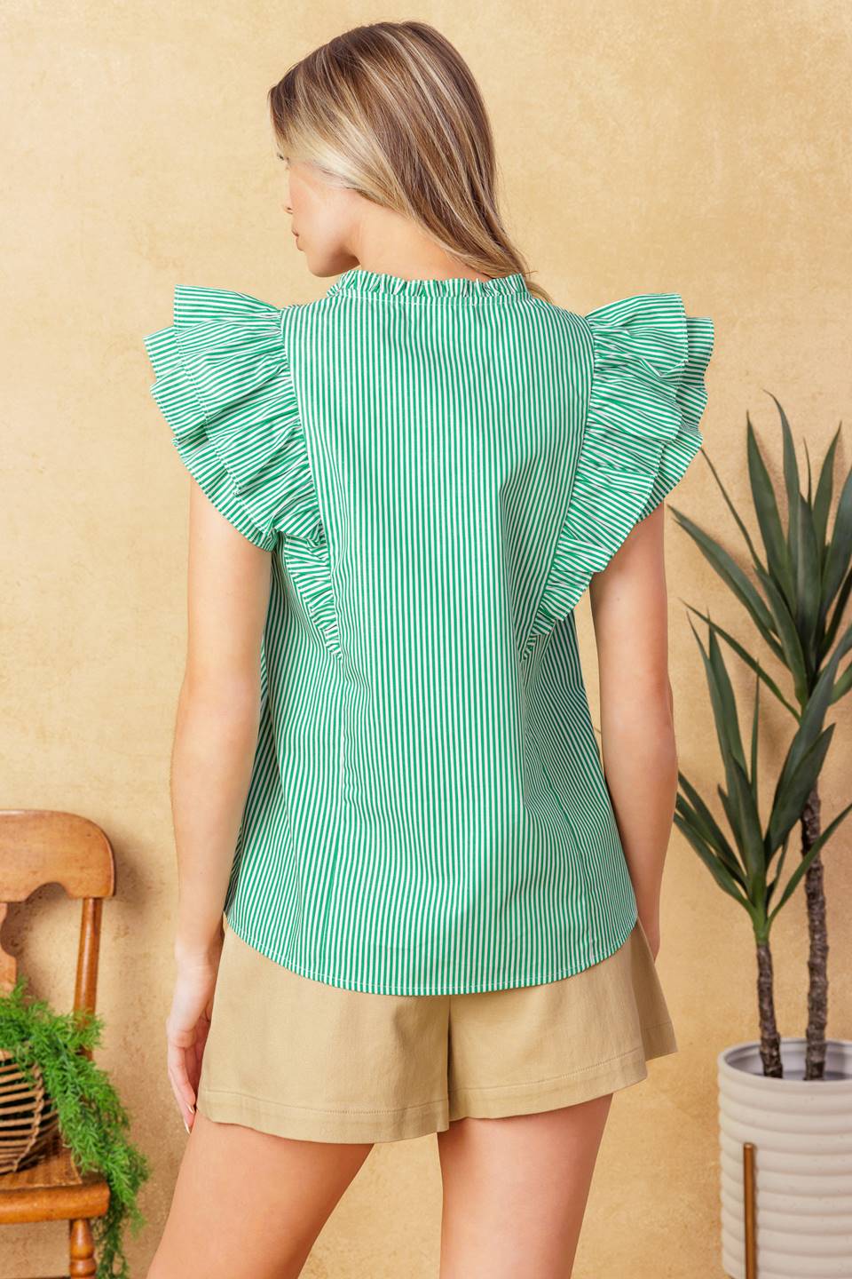 RIVIERA RETREAT WOVEN TOP Flying Tomato