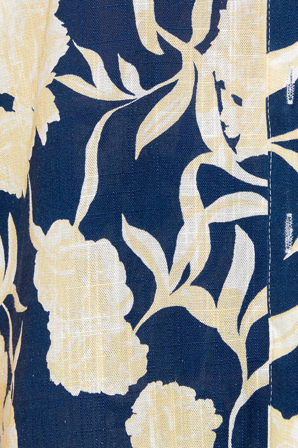 SLOW MORNINGS NAVY WOVEN TOP AND SHORTS SET Flying Tomato