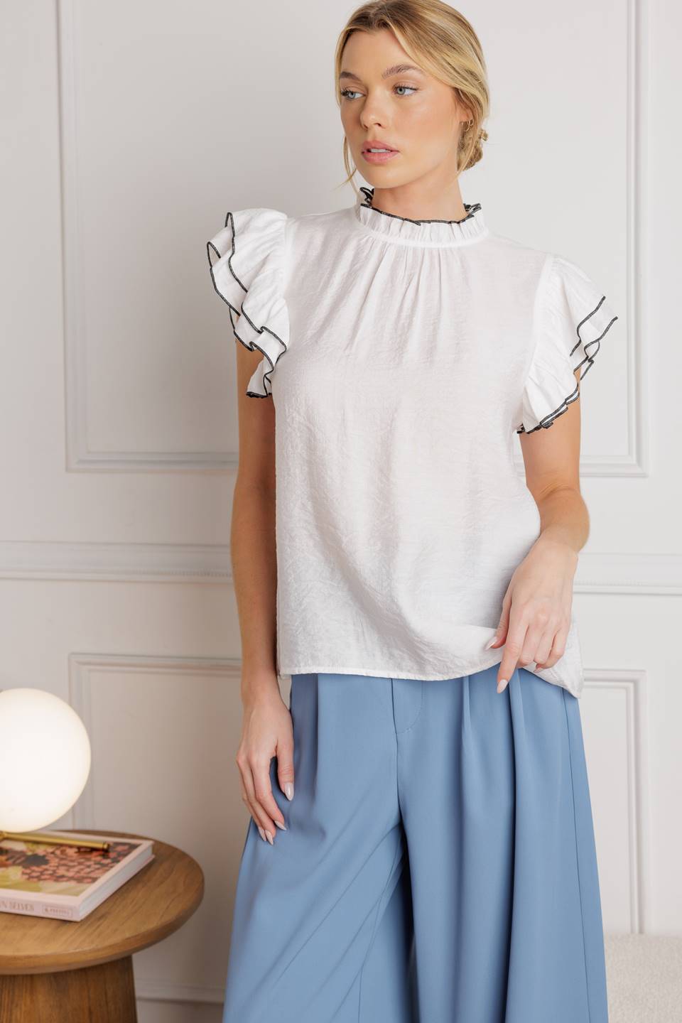 PUSH THE LIMIT WOVEN TOP Flying Tomato