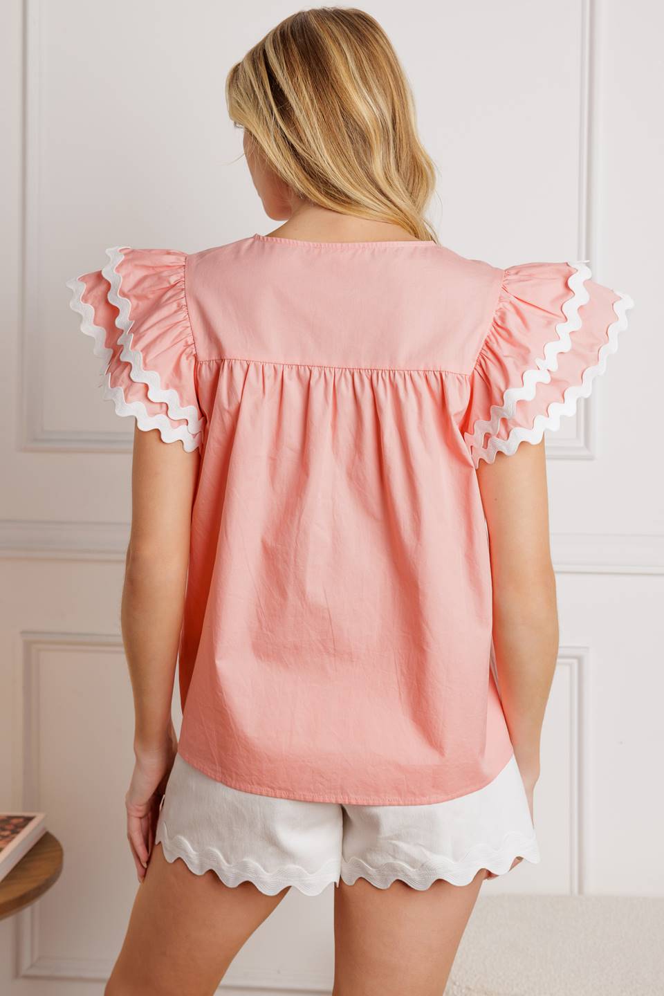 FEEL THE RUSH WOVEN TOP Flying Tomato