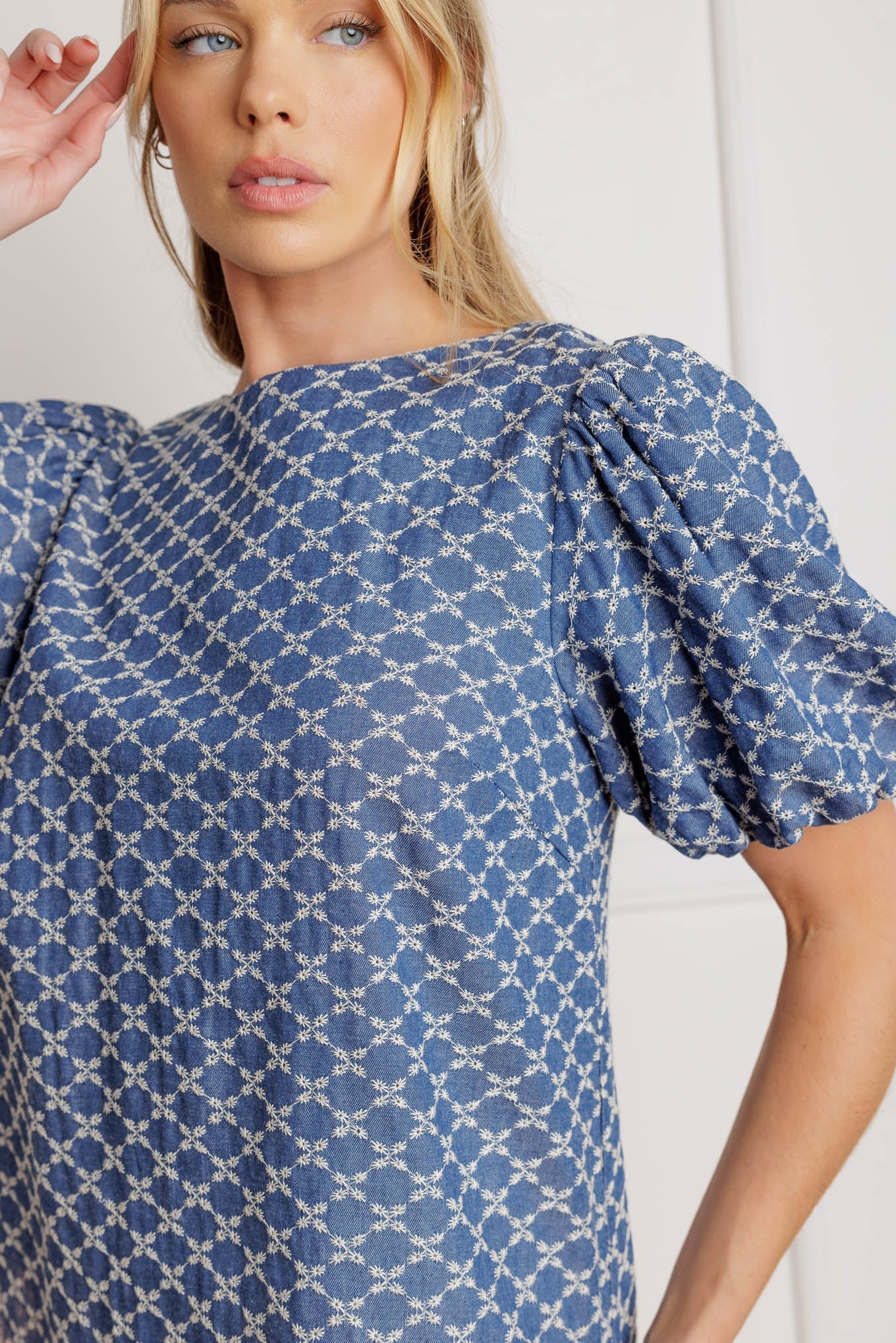 RIPPLES OF TIME WOVEN TOP Flying Tomato