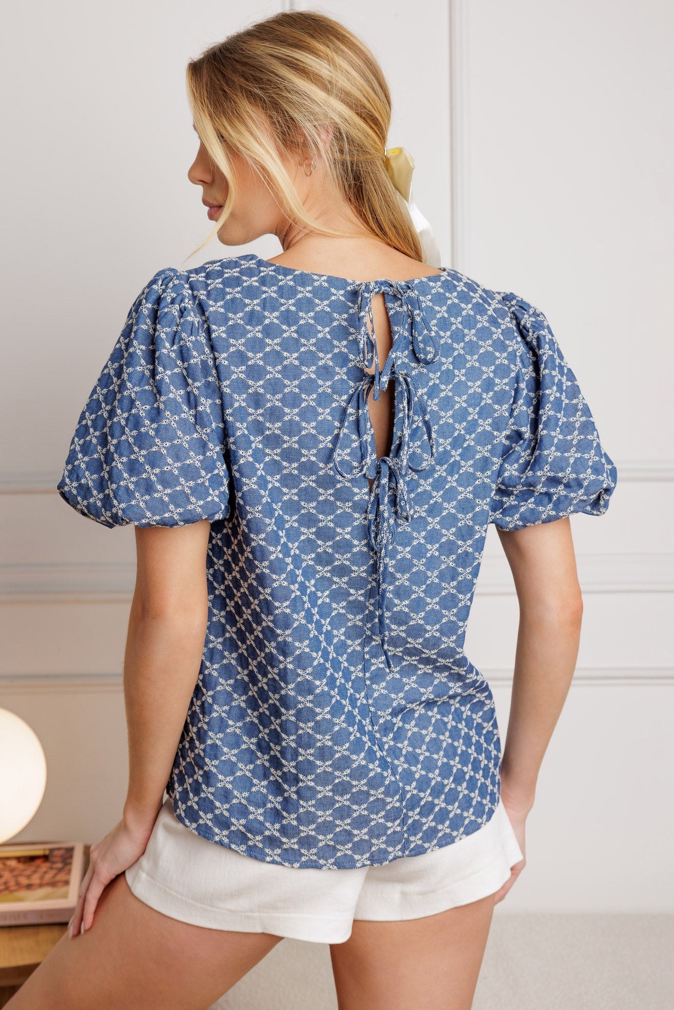 RIPPLES OF TIME WOVEN TOP Flying Tomato