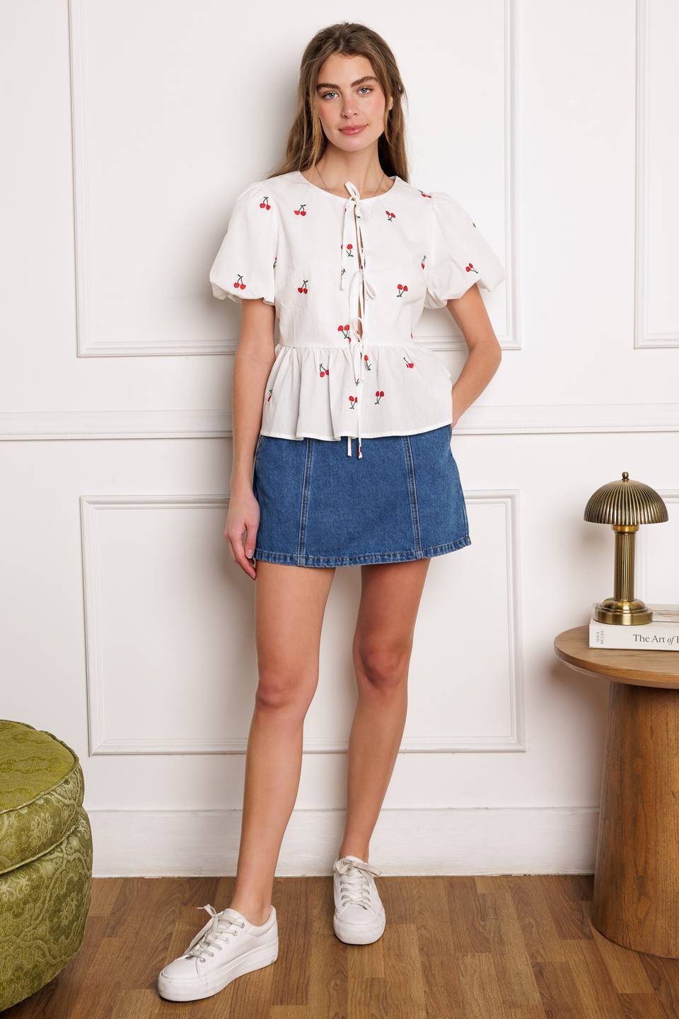 CLOSER THAN EVER WOVEN TOP Flying Tomato