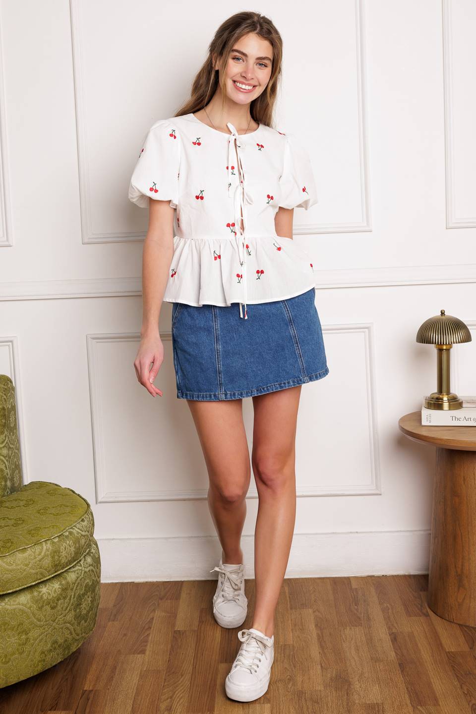 CLOSER THAN EVER WOVEN TOP Flying Tomato