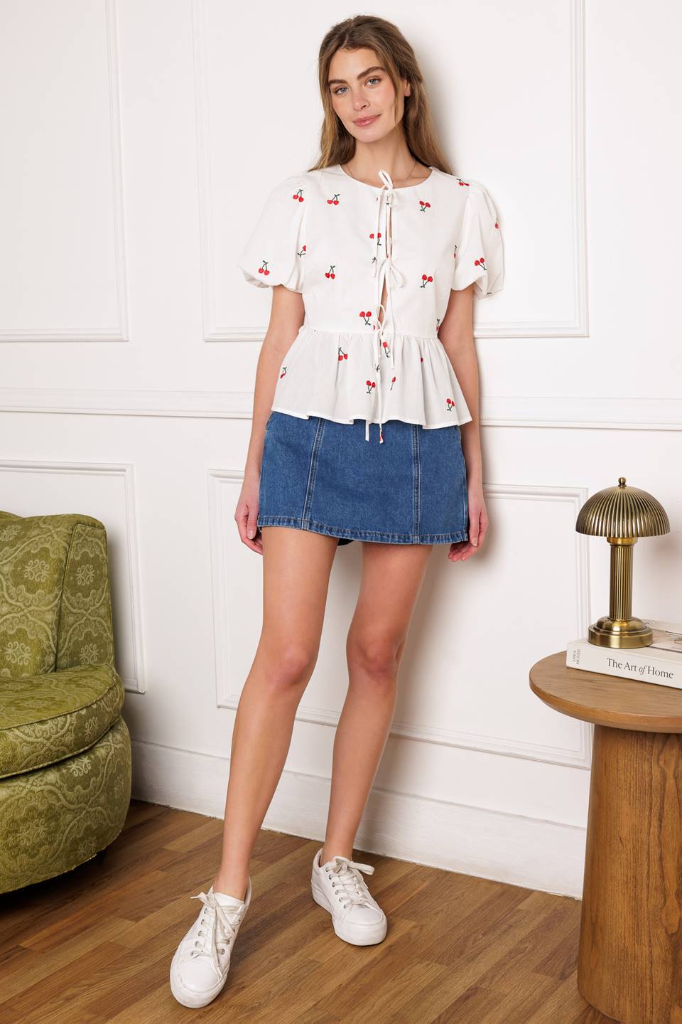 CLOSER THAN EVER WOVEN TOP Flying Tomato