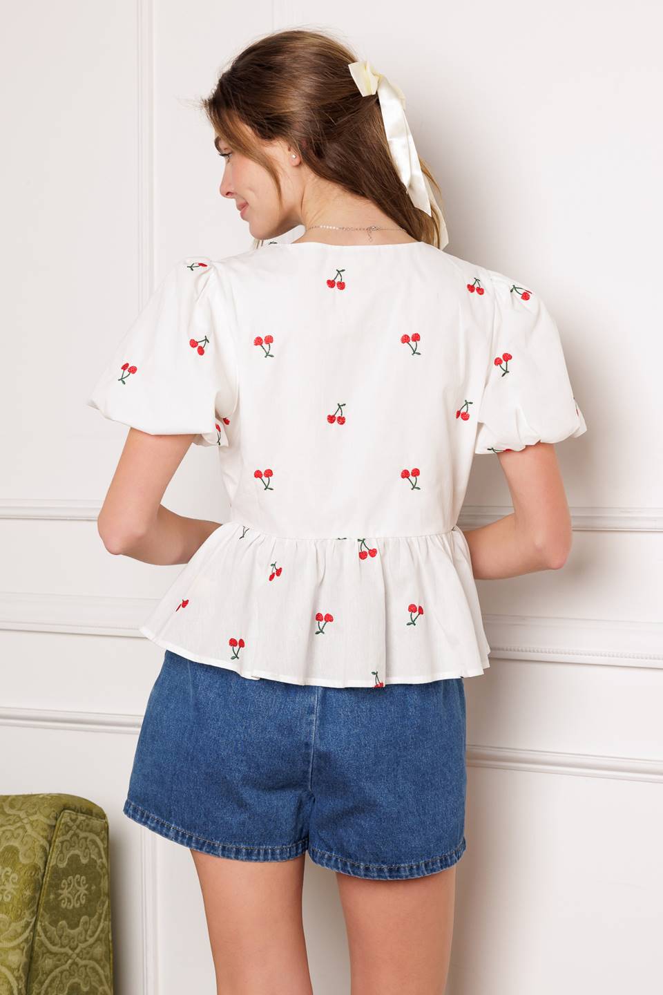 CLOSER THAN EVER WOVEN TOP Flying Tomato