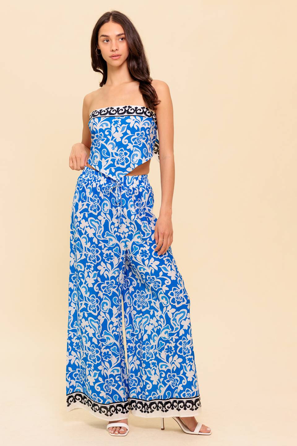 SPARKING INSPIRATION WOVEN TOP AND PANT SET Flying Tomato