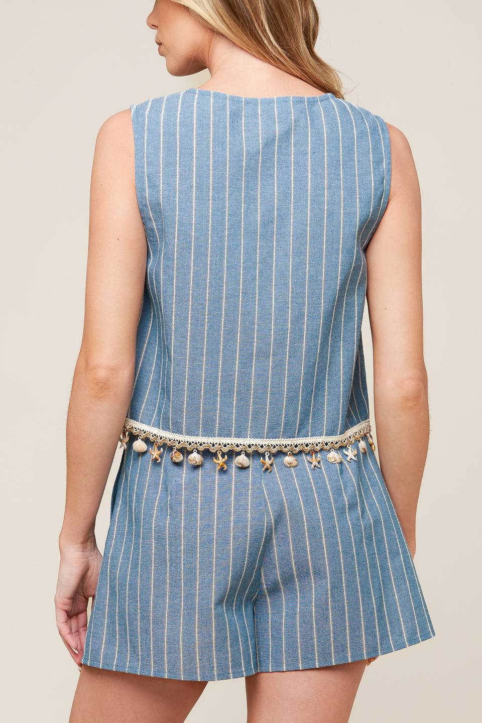 SONGS OF THE SKY WOVEN TOP AND SHORTS SET Flying Tomato