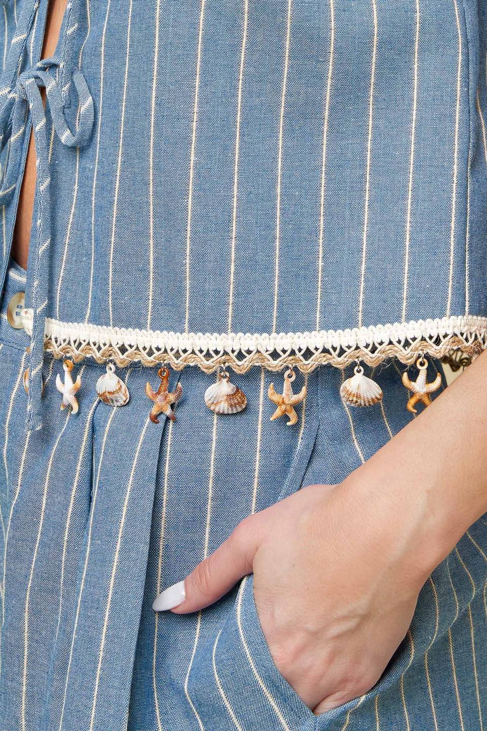 SONGS OF THE SKY WOVEN TOP AND SHORTS SET Flying Tomato