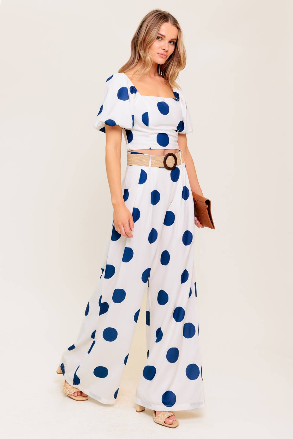 COCONUT KISS  NAVY TOP AND PANT SET Flying Tomato