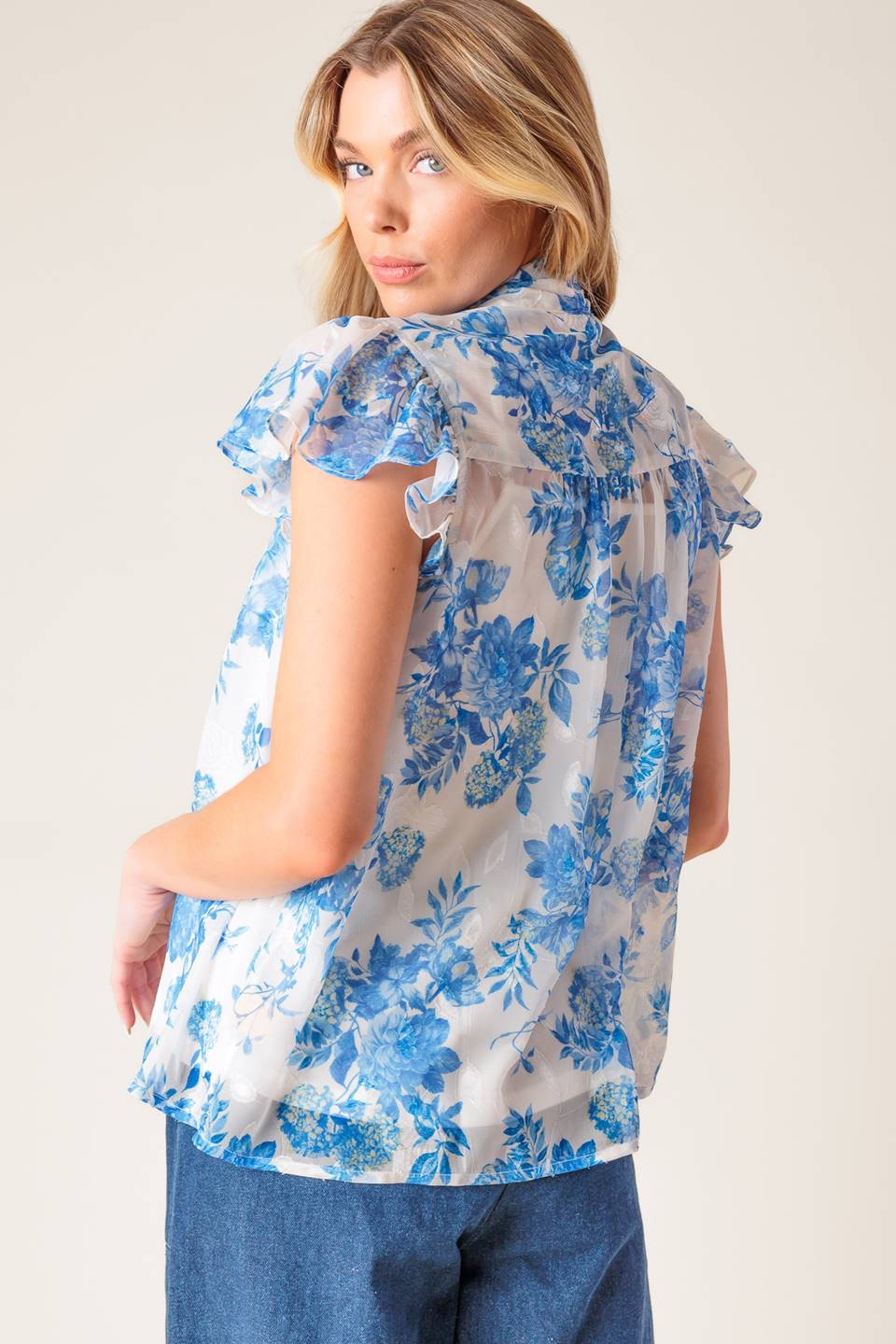 BEAUTY ICON WOVEN TOP Flying Tomato