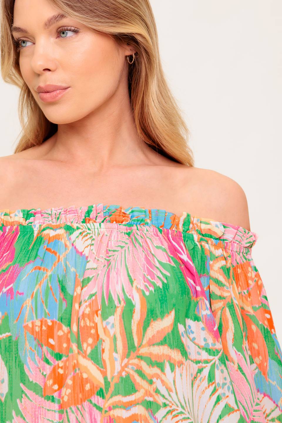 LOVING VOW GREEN WOVEN TOP Flying Tomato