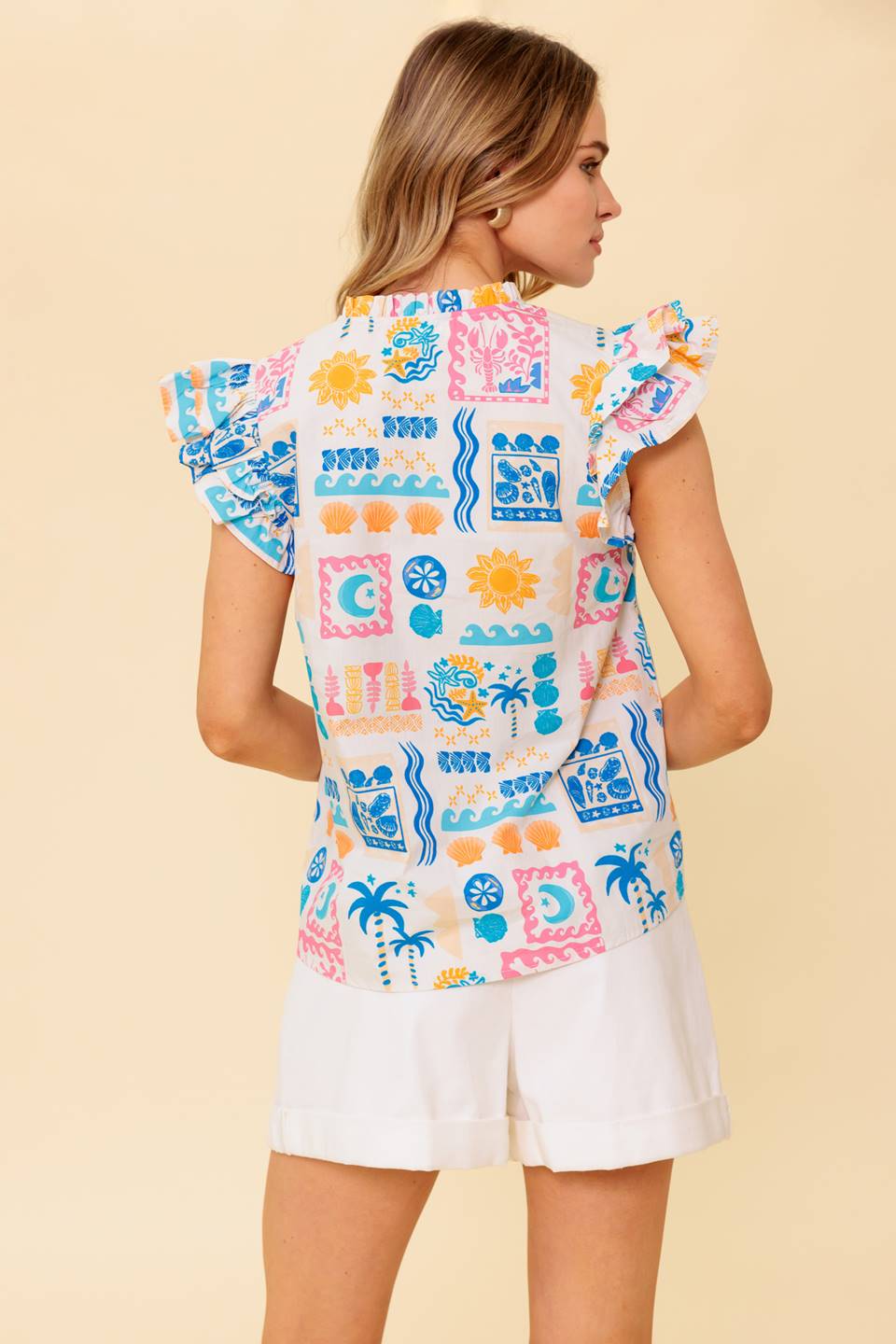 VENTURA VISION WOVEN TOP Flying Tomato