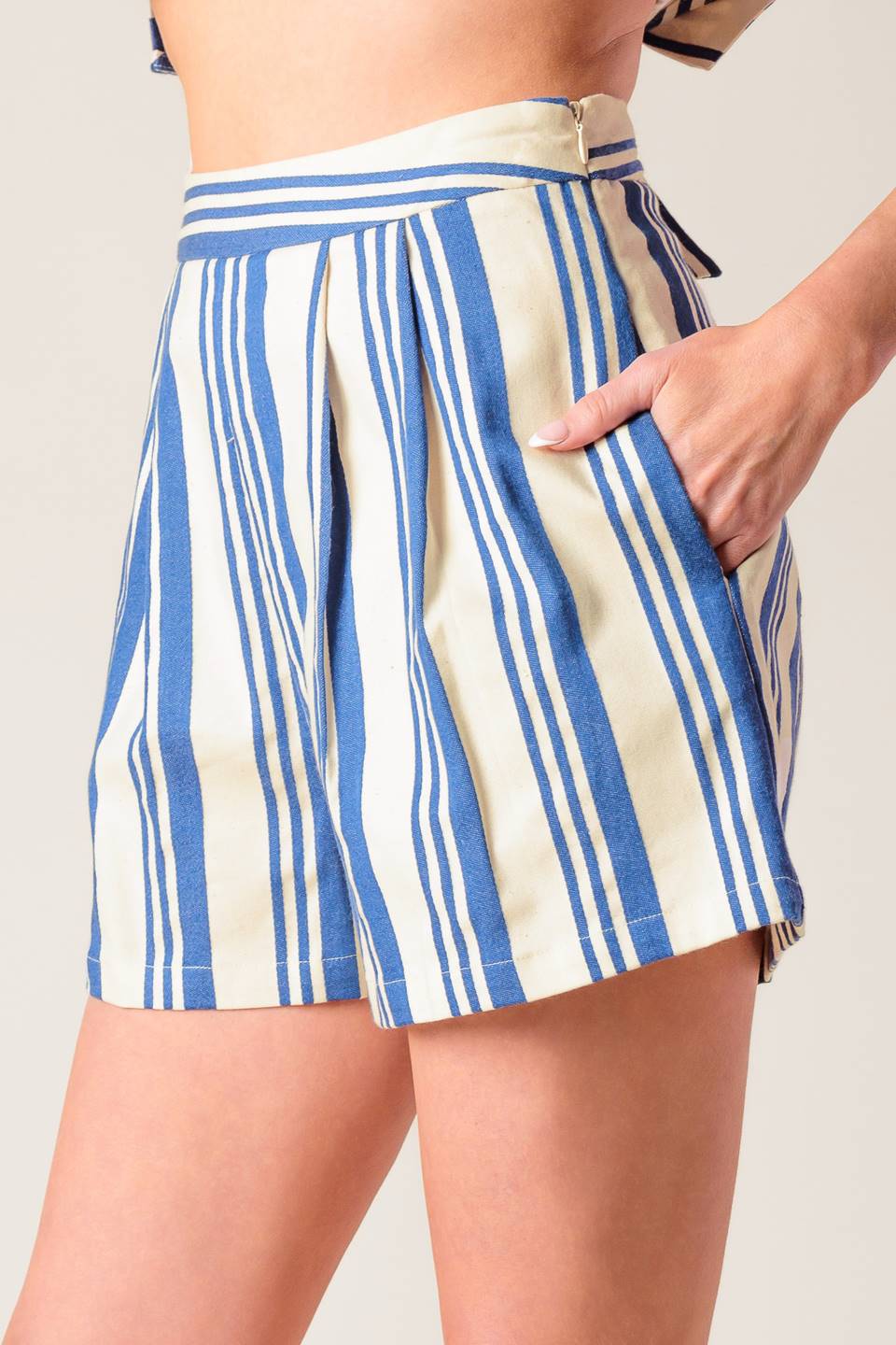 AROUND THE WORLD WOVEN TOP AND SHORT SET Flying Tomato