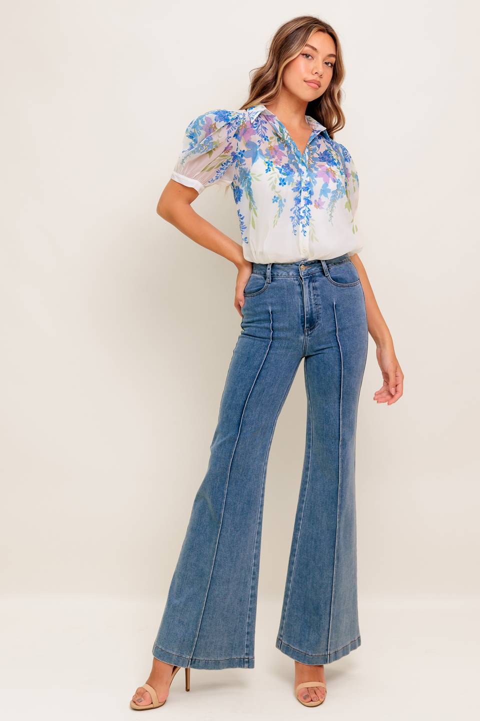 SUNSET SAIL WOVEN TOP Flying Tomato